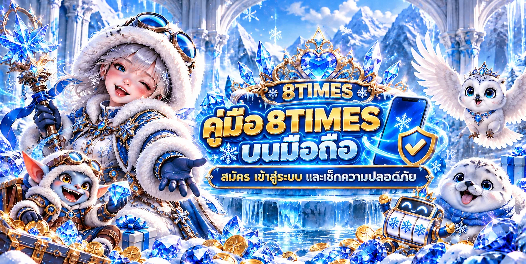 8TIMES บนมือถือ คู่มือสมัครและเข้าสู่ระบบปลอดภัย